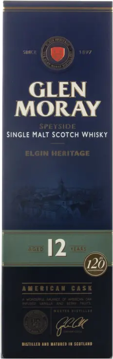 GLEN MORAY 12YR SINGLE SPEYSIDE MALT