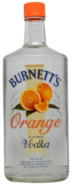 BURNETTS ORANGE  VODKA