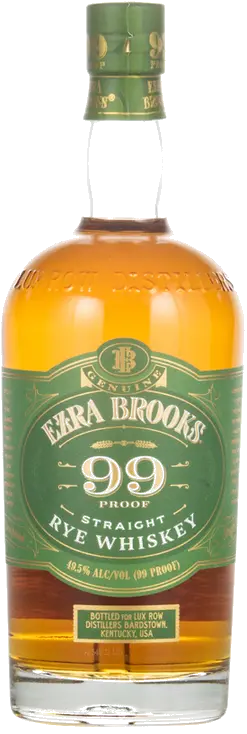 EZRA BROOKS 99 STRAIGHT RYE WHISKEY