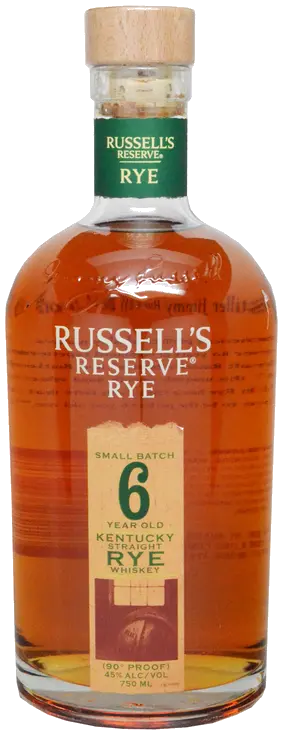RUSSELLS RESERVE 6YR OLD RYE WHISKEY