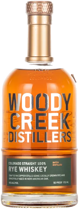 WOODY CREEK RYE WHISKEY