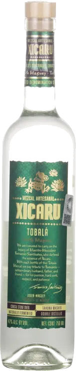 XICARU TOBALA MEZCAL JOVEN MAGUAY