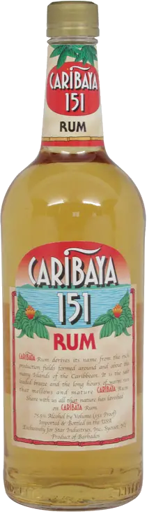 CARIBAYA 151 RUM BARBADOS