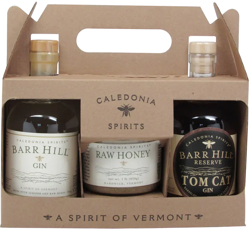 BARR HILL GIN & TOM CAT GIN W/RAW HONEY