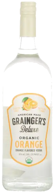 GRAINGERS DELUXE ORGANIC ORANGE VODKA