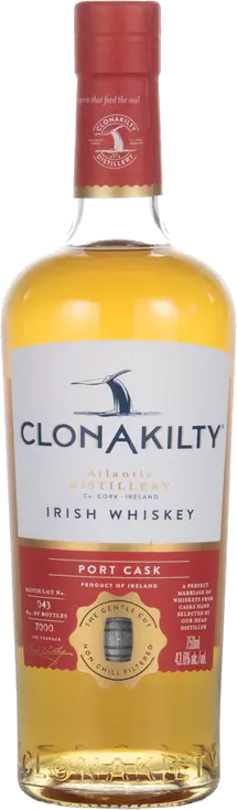 CLONAKILTY PORT CASK FINISH IRISH WHISKY