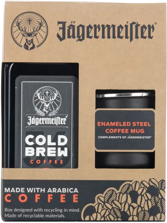 JAGERMEISTER COLD BREW COFFEE W/MUG