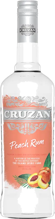 CRUZAN PEACH RUM PET