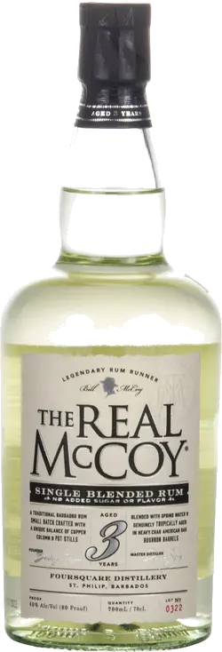 THE REAL MCCOY 3YR SGL BLENDED RUM