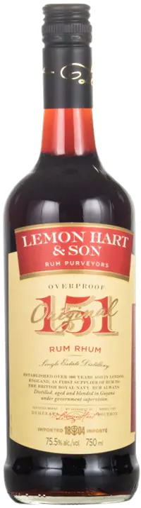 LEMONHART 151 PRF DEMERARA RUM