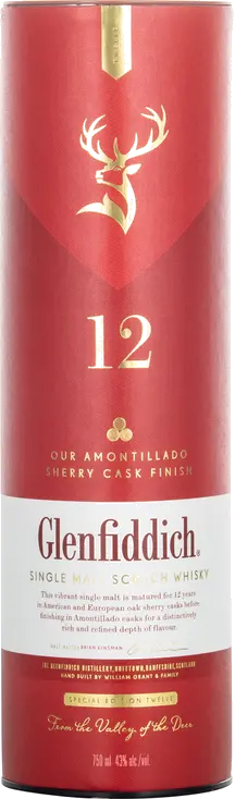 GLENFIDDICH SHERRY CASK 12YO SINGLE MALT