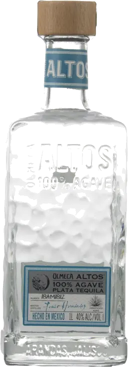OLMECA ALTOS PLATA 100% DE AGAVE TEQUILA
