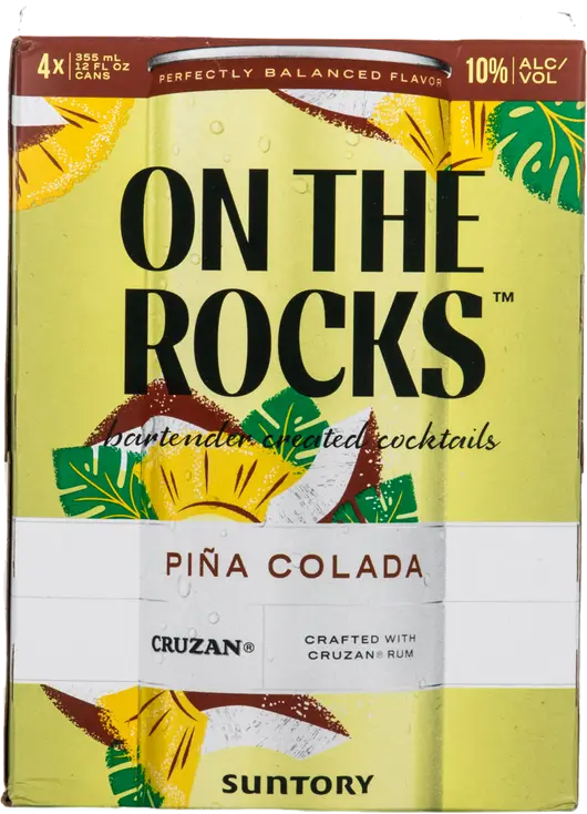 ON THE ROCKS PINA COLADA 4-PACK