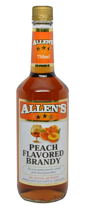 ALLENS PEACH BRANDY