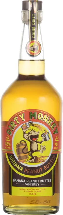 DIRTY MONKEY PB&BANANA FLAVOR WHISKEY
