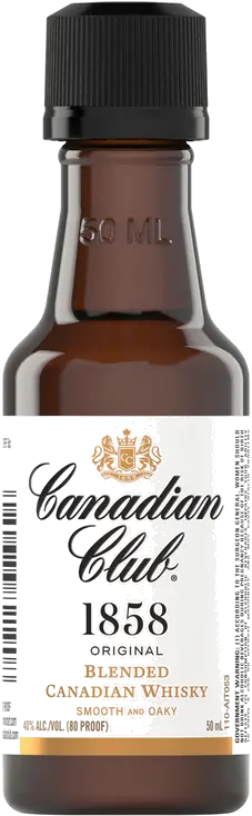 CANADIAN CLUB 1858 CANADIAN WHISKY