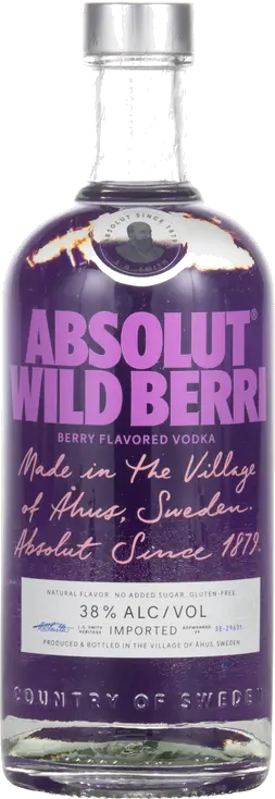 ABSOLUT WILD BERRI VODKA