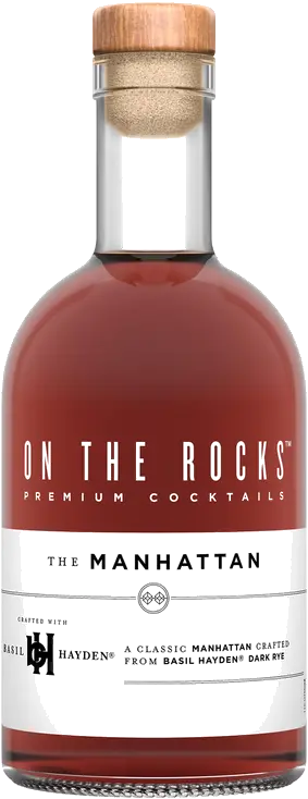 ON THE ROCKS BASIL HAYDEN MANHATTAN RTD