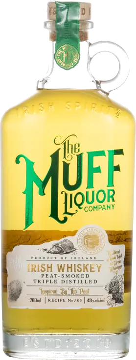 THE MUFF IRISH WHISKEY TRIPLE DISTILLED