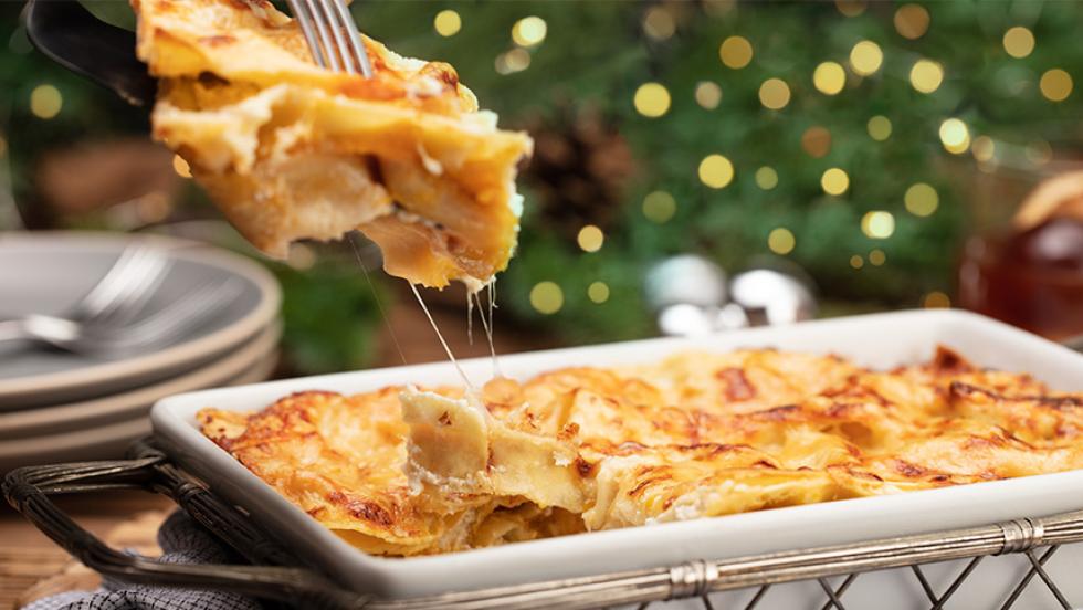 Bourbon Butternut Squash Lasagna