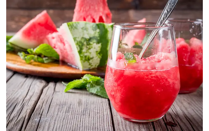 Watermelon Mojito Granita