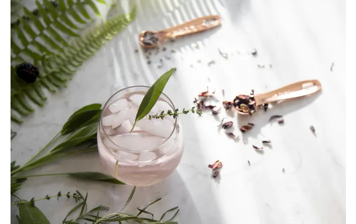 Spring Bloom Gin and Tonic 