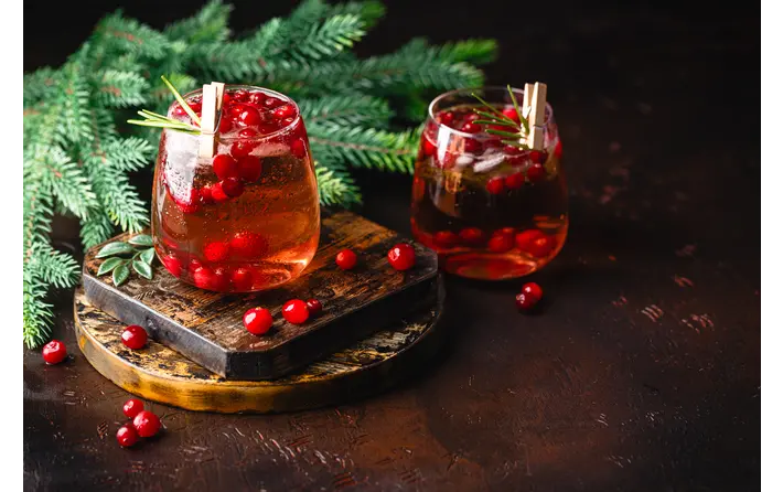 Cranberry Sauce Bourbon Cocktail