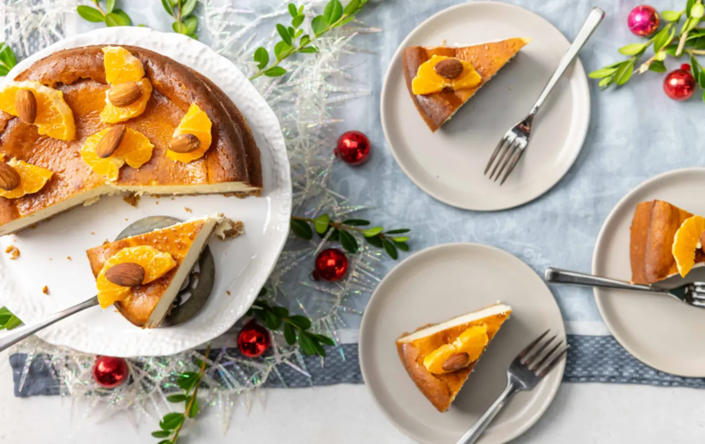 Amaretto Basque Cheesecake