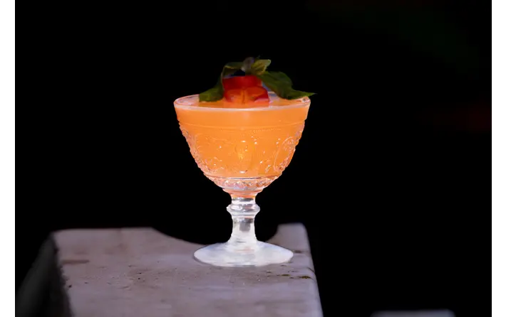 Ancho Problem Ancho Reyes cocktail.