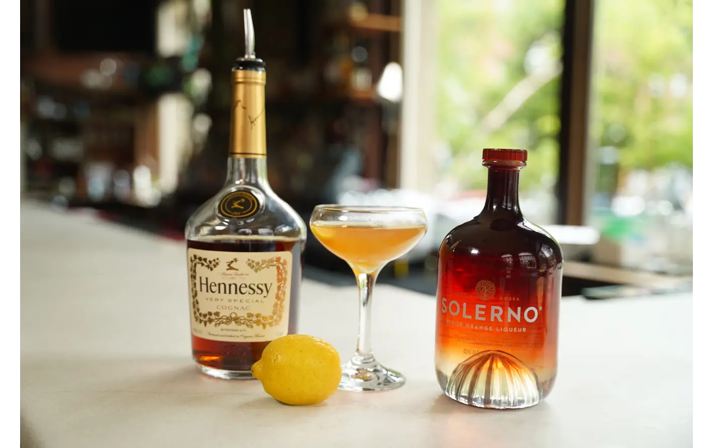 Blood Orange Sidecar