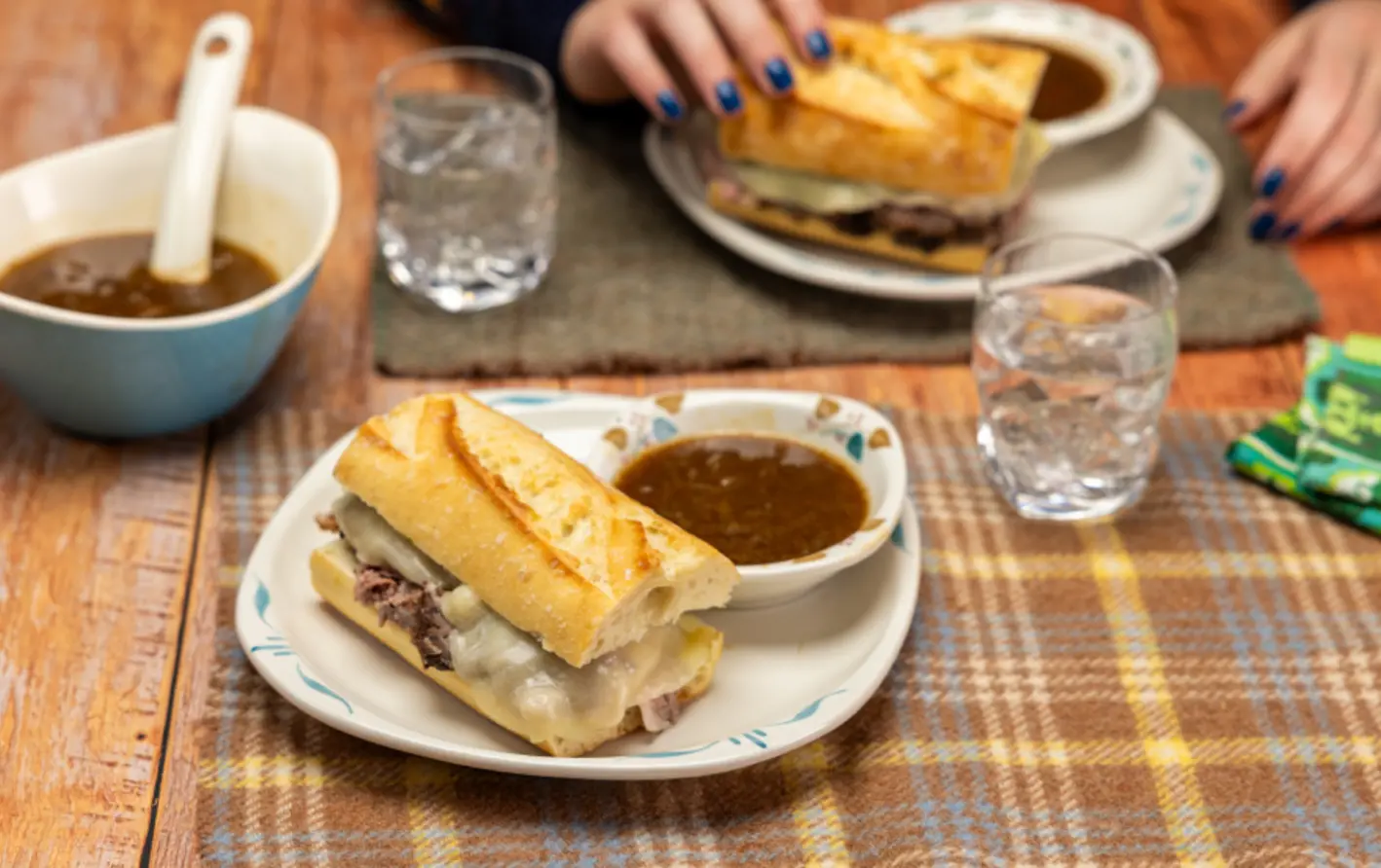 Bourbon French Dip Sandwich