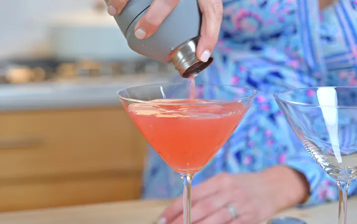 Raspberry Casco Bay Cosmo