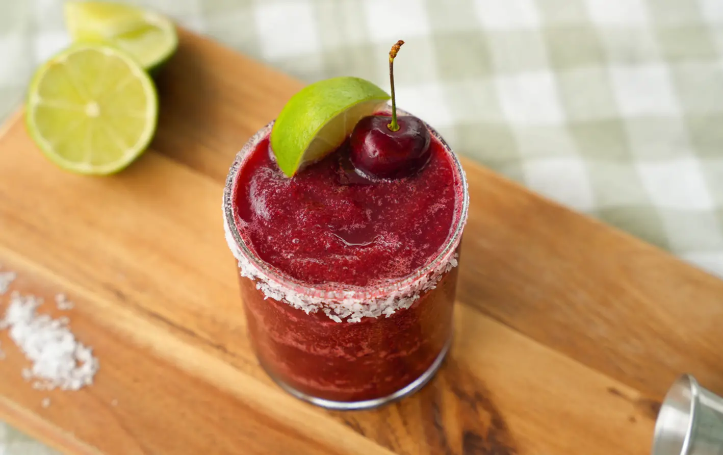 Cherry Lime Frozen Margarita 