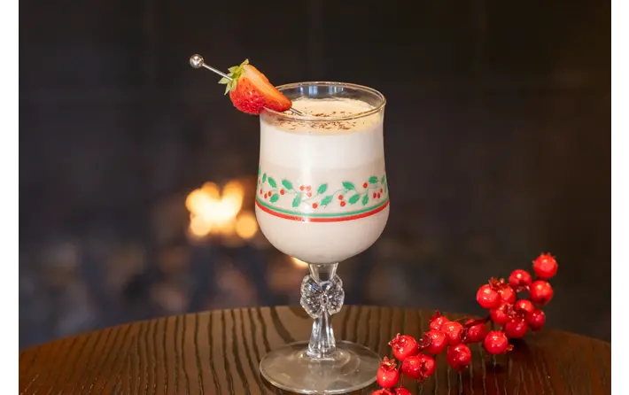 Chocolate Strawberry Brandy Alexander Cocktail