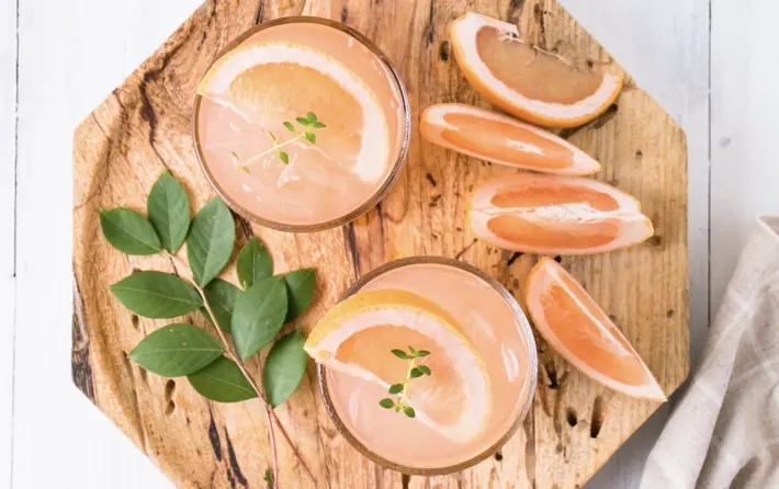 Grapefruit Honey Gin Tonic