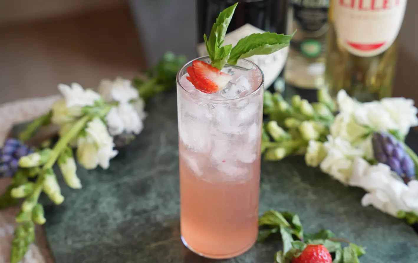 Ode to Spring cocktail