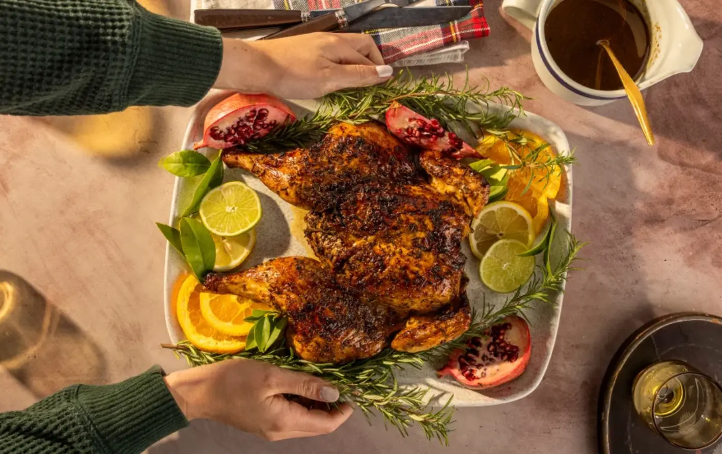 Pomegranate Rum Glazed Chicken
