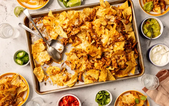 Tequila Chicken Nachos