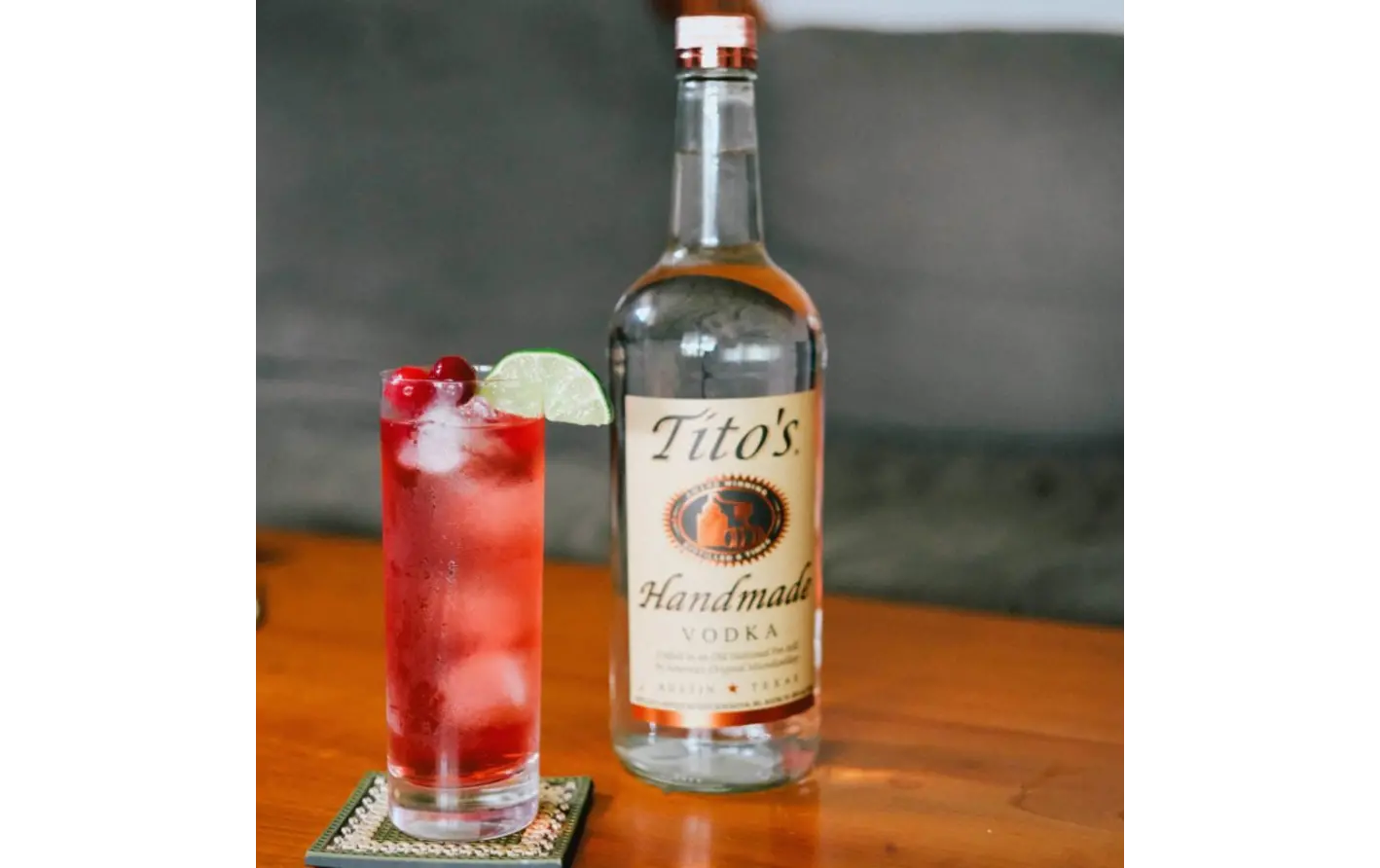 Tito's & Cranberry