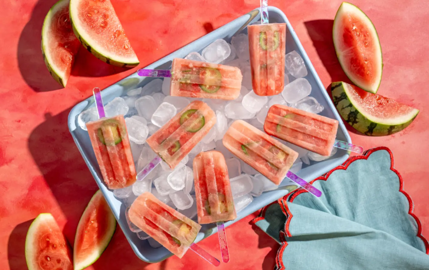 Watermelon Margarita Pops