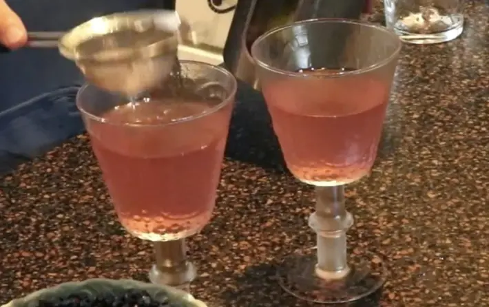 Blueberry Basil Gimlet