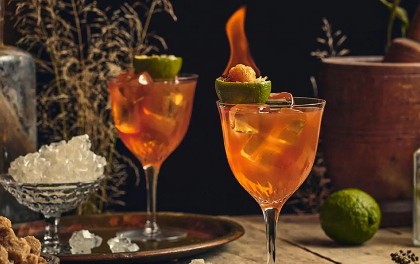 a spooky halloween cocktail