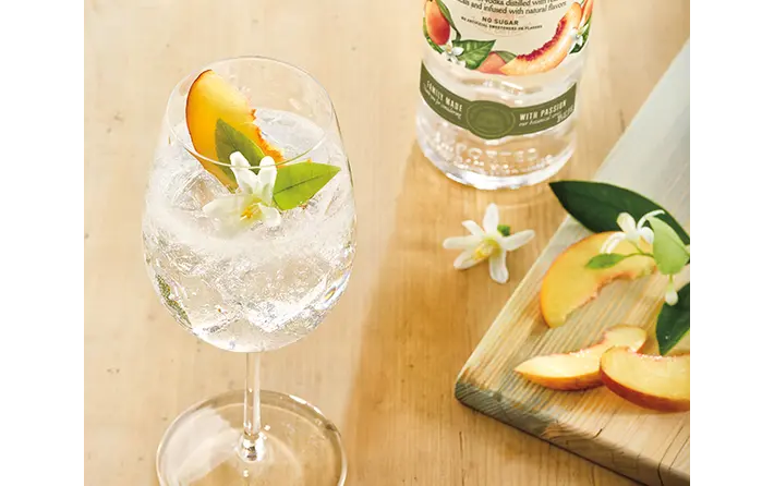 Ketel One Peach & Orange Blossom & Soda