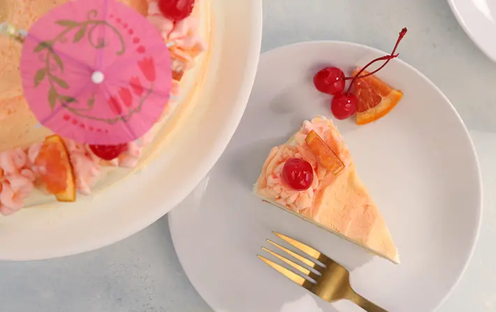 Tequila Sunrise Cake