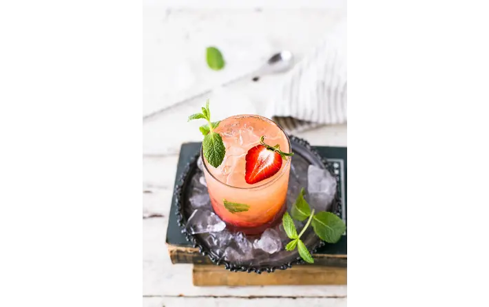 Strawberry Mojito Mocktail