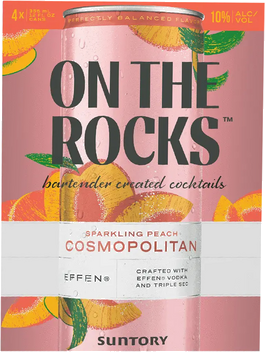 ON THE ROCKS SPARKLING PEACH COSMO