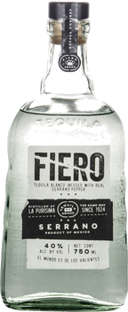 FIERO BLANCO SERRANO TEQUILA