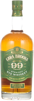 EZRA BROOKS 99 STRAIGHT RYE WHISKEY
