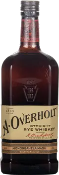 A OVERHOLT STRAIGHT RYE WHISKEY