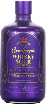 CROWN ROYAL WHISKEY SOUR W BLACK CHERRY